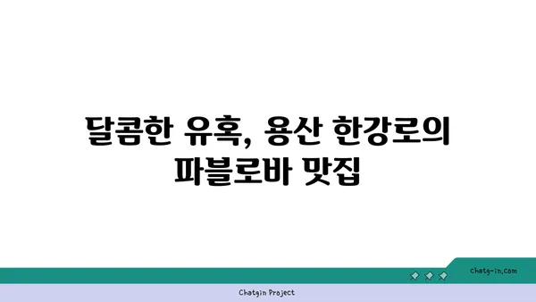 용산구 한강로의 호주식 파블로바 맛집 탐방