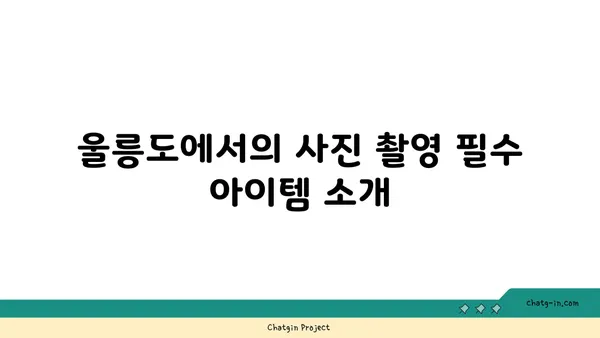 울릉도의 자연 경관 사진 촬영 가이드: 최고의 장면 캡처하기