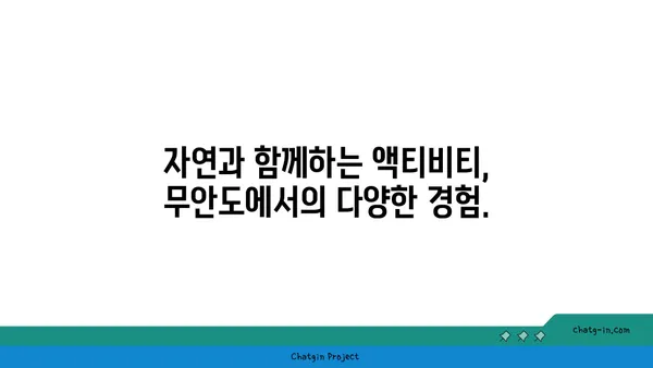 한국의 숨겨진 보석: 아름다운 무안도 섬