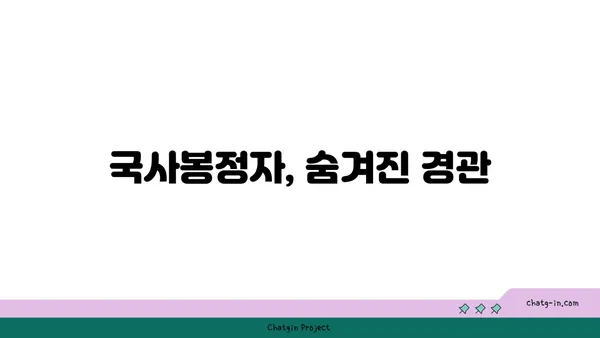 영흥도의 자연 탐험: 통일사와 국사봉정자