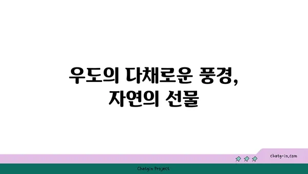 우도에서 감상할 아름다운 자연 경관