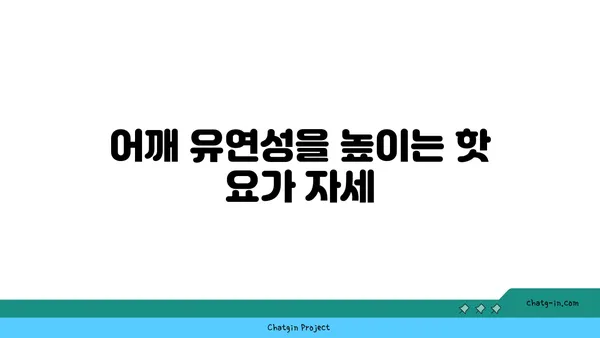 어깨 통증 예방을 위한 핫 요가 동작