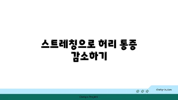 요가로 허리 통증 예방하기