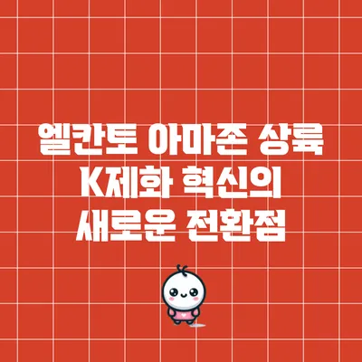 엘칸토 아마존 상륙: K제화 혁신의 새로운 전환점