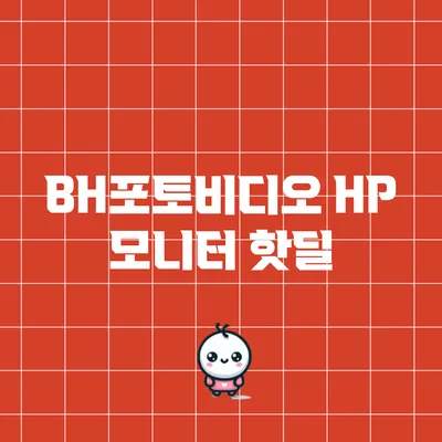 BH포토비디오 HP 모니터 핫딜