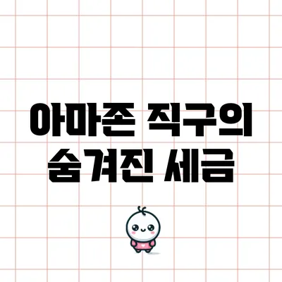 아마존 직구의 숨겨진 세금