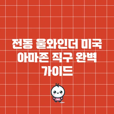 전동 울와인더 미국 아마존 직구 완벽 가이드