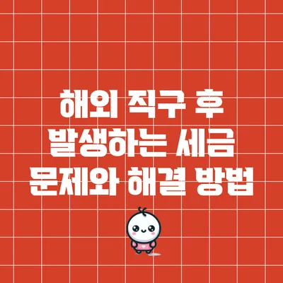 해외 직구 후 발생하는 세금 문제와 해결 방법