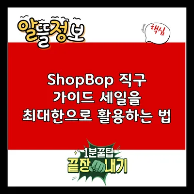 ShopBop 직구 가이드: 세일을 최대한으로 활용하는 법